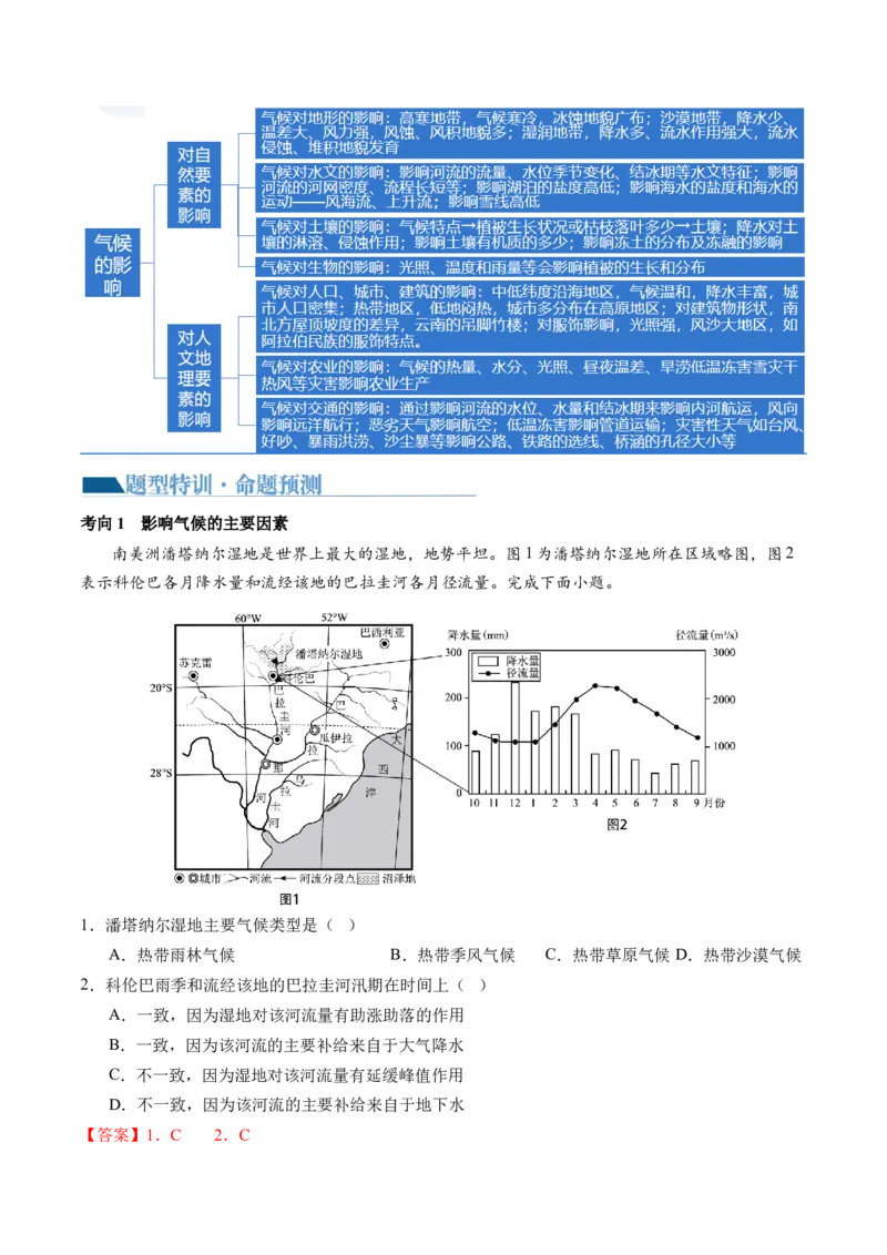 专题03大气运动规律（讲义）（解析版）_9.2025地理总复习_2024年新高考资料_2.2024二轮复习_2024年高考地理二轮复习讲练测（新教材新高考）