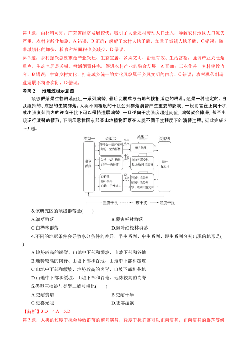 专题4图表攻略（讲义）（解析版）_9.2025地理总复习_2024年新高考资料_2.2024二轮复习_2024年高考地理二轮复习讲练测（新教材新高考）_攻略