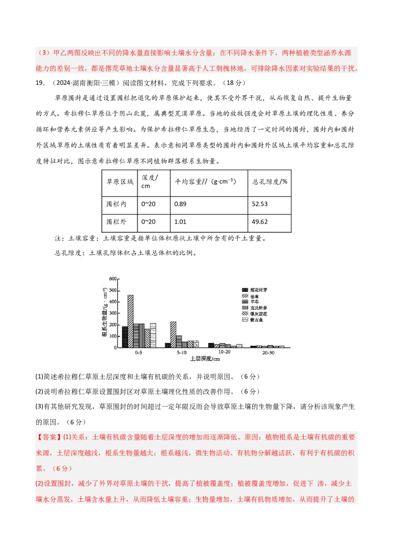 单元突破卷08植被与土壤-2025年高考地理一轮复习考点通关卷（新高考通用）（解析版）_9.2025地理总复习_2025年新高考资料_一轮复习_2025年高考地理一轮复习考点通关卷（新高考通用）