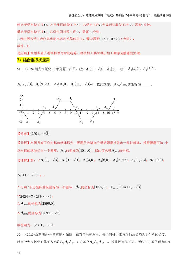 重难点01规律探索问题（4种类型16种题型+专项训练）（解析版）_02中考总复习（2026版更新中）_02-数学-中考总复习_2025中考复习资料_2025中考二轮课件ppt+讲义+练习数学_讲义+练习