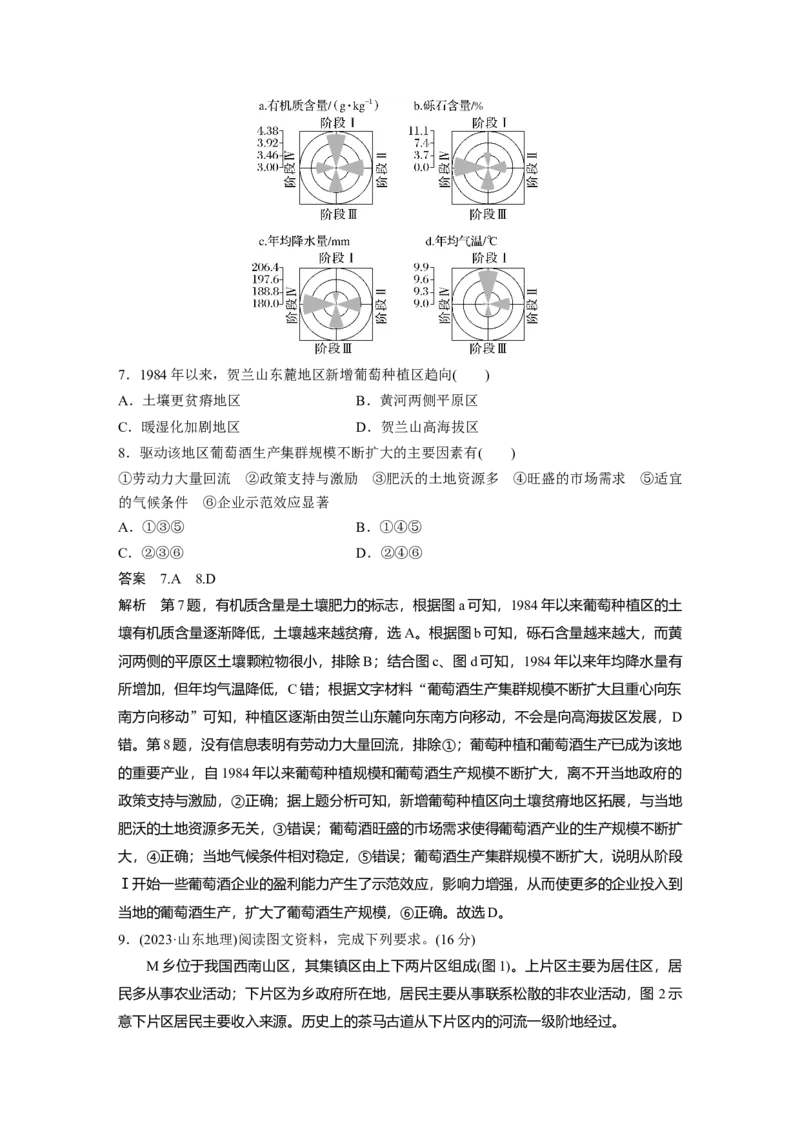 2025年高考地理二轮复习配套讲义通用版专题10　图表信息处理_9.2025地理总复习_2025年新高考资料_二轮复习_2025年高考地理二轮复习配套讲义通用版（解析版）
