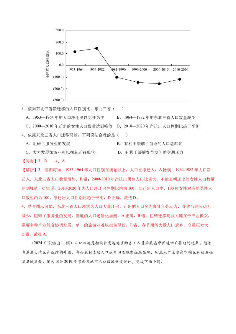 地理-2024年高考考前最后一课_9.2025地理总复习_2024年新高考资料_5.2024三轮冲刺_地理（含PDF版，可直接打印）-2024年高考考前最后一课