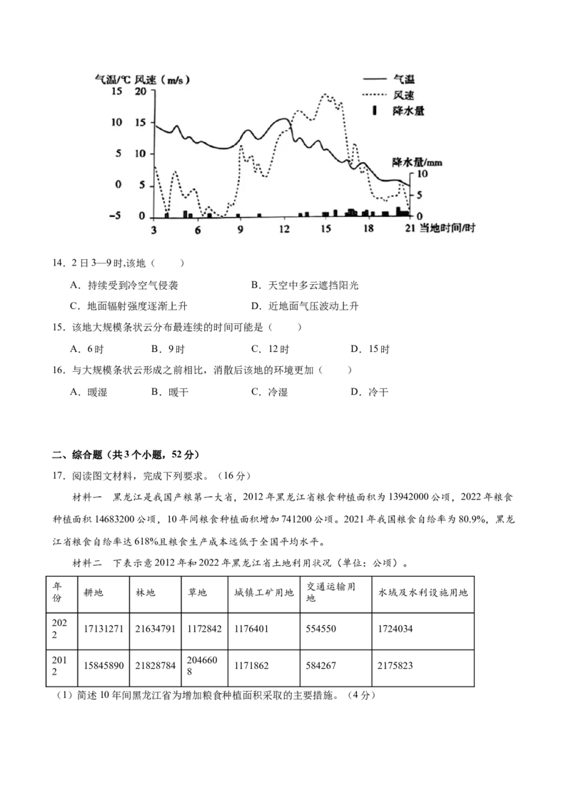 地理-2024年高考考前最后一课_9.2025地理总复习_2024年新高考资料_5.2024三轮冲刺_地理（含PDF版，可直接打印）-2024年高考考前最后一课