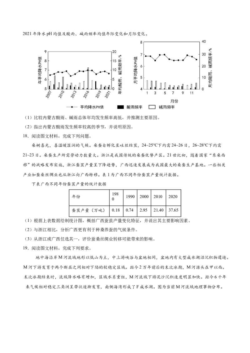 地理-2024年高考考前最后一课_9.2025地理总复习_2024年新高考资料_5.2024三轮冲刺_地理（含PDF版，可直接打印）-2024年高考考前最后一课