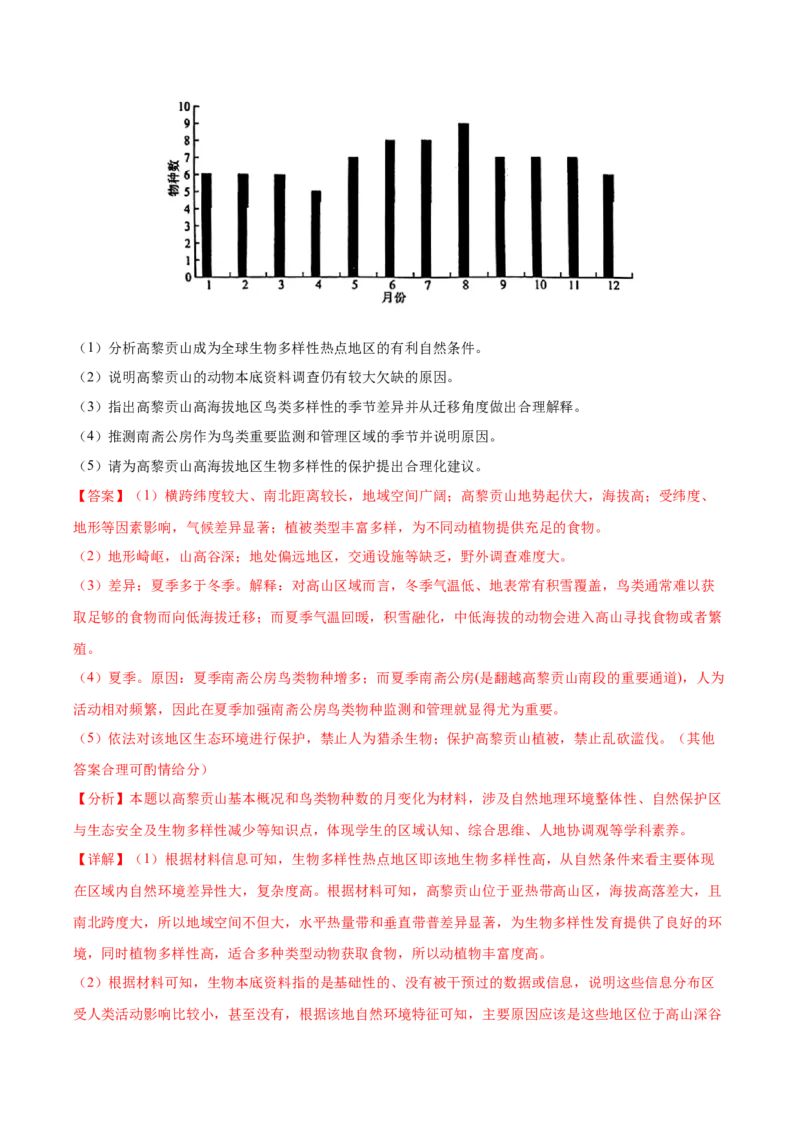 地理-2024年高考考前最后一课_9.2025地理总复习_2024年新高考资料_5.2024三轮冲刺_地理（含PDF版，可直接打印）-2024年高考考前最后一课
