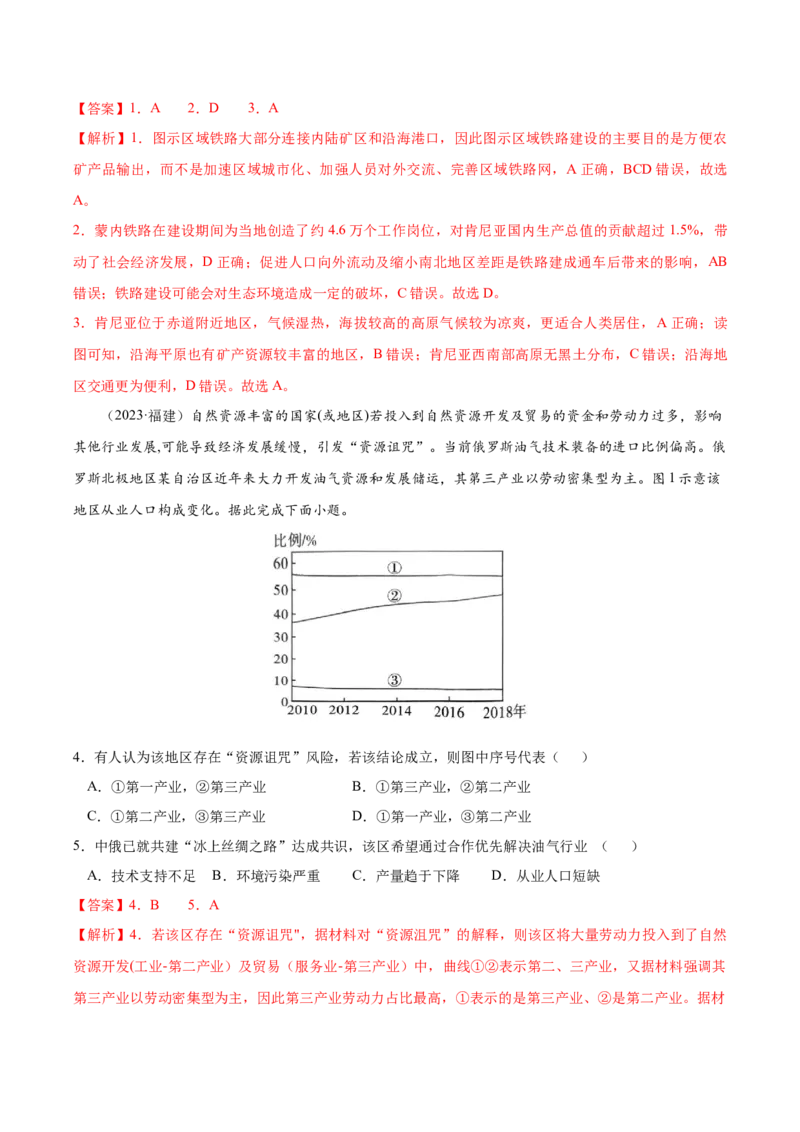 地理-2024年高考考前最后一课_9.2025地理总复习_2024年新高考资料_5.2024三轮冲刺_地理（含PDF版，可直接打印）-2024年高考考前最后一课