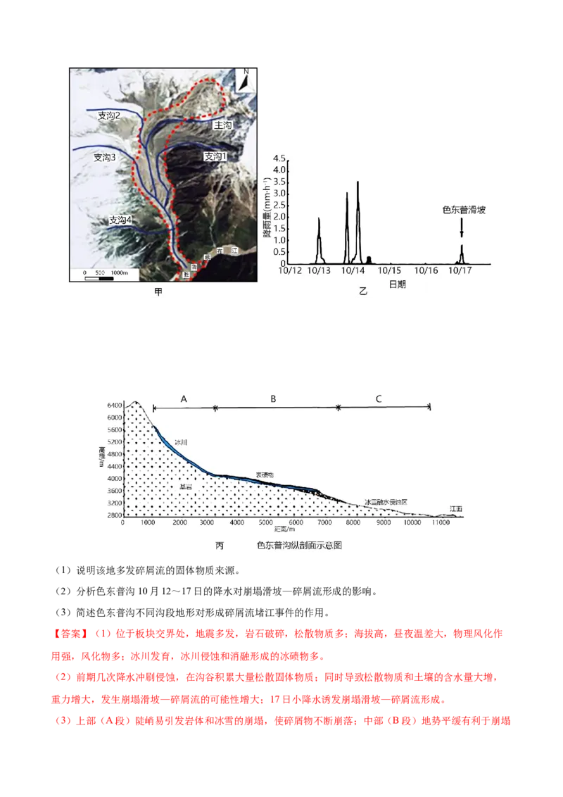 地理微考点：地质地貌易混知识点-备战2023年高考总复习地理微考点狙击与专项突破_9.2025地理总复习_2023年新高考复习资料_专项复习_备战2023年高考地理总复习微考点狙击与专项测练