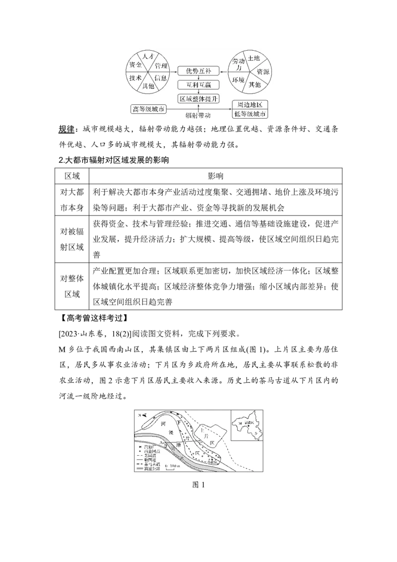 2025年高考地理考前大概念单元主题突破大单元八　人口、城镇与大都市辐射_9.2025地理总复习_2025年新高考资料_二轮复习_2025年高考地理考前增分特训