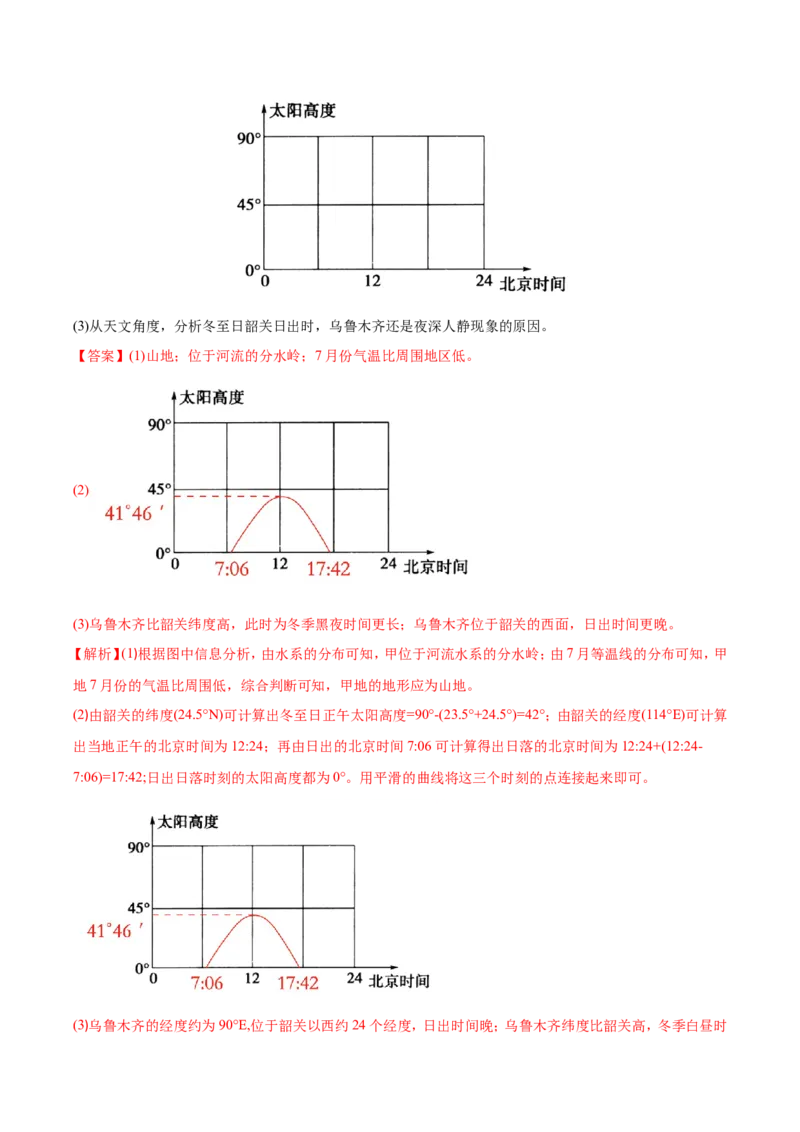 专题04地球的运动-备战2023年高考地理一轮复习精讲精练（解析版）_9.2025地理总复习_赠品通用版（老高考）复习资料_一轮复习_备战2023年高考地理一轮复习精讲精练