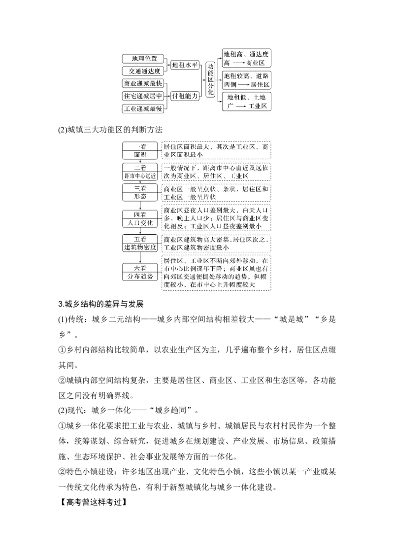2025年高考地理考前大概念单元主题突破大单元八　人口、城镇与大都市辐射_9.2025地理总复习_2025年新高考资料_二轮复习_2025年高考地理考前增分特训