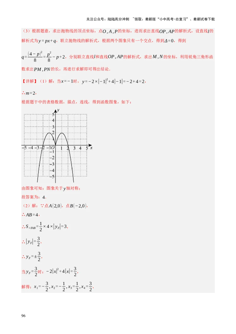 重难点03阅读理解问题与探究型问题（2种类型6种题型+考情分析+命题预测）（解析版）_02中考总复习（2026版更新中）_02-数学-中考总复习_2025中考复习资料_讲义+练习