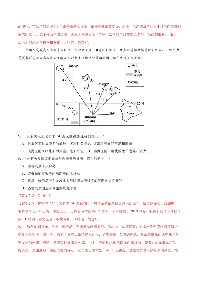 地理微考点&mdash;易错点13：不能正确分析和描述气候特征-备战2023年高考总复习地理微考点狙击与专项突破_9.2025地理总复习_2023年新高考复习资料_专项复习