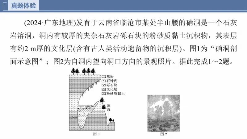 2025年高考地理二轮复习课件通用版专题5　主题1　地貌形成_9.2025地理总复习_2025年新高考资料_二轮复习_2025年高考地理二轮复习课件全国通用（ppt+pdf资源）