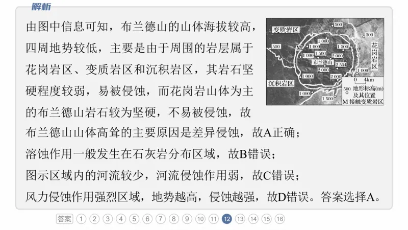 2025年高考地理二轮复习课件通用版专题5　主题1　地貌形成_9.2025地理总复习_2025年新高考资料_二轮复习_2025年高考地理二轮复习课件全国通用（ppt+pdf资源）