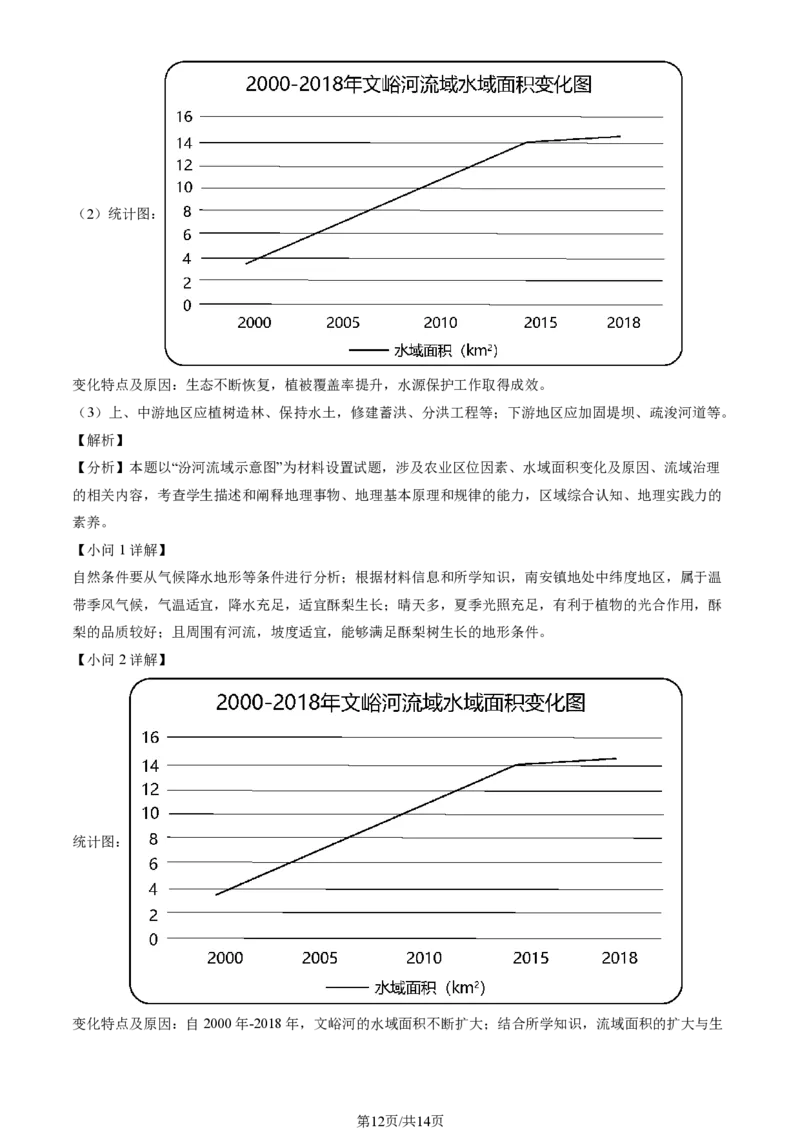 北京朝阳区2023年高三上学期期末地理试题及答案_9.2025地理总复习_2023年新高考复习资料_3地理高考模拟题_新高考