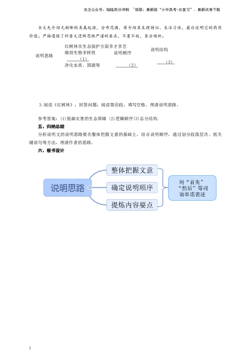 语文中考说明思路专题复习教学设计_02中考总复习（2026版更新中）_01-语文-中考总复习_2025年中考资料_备考2025中考语文二轮专项复习课件+教案+导学案