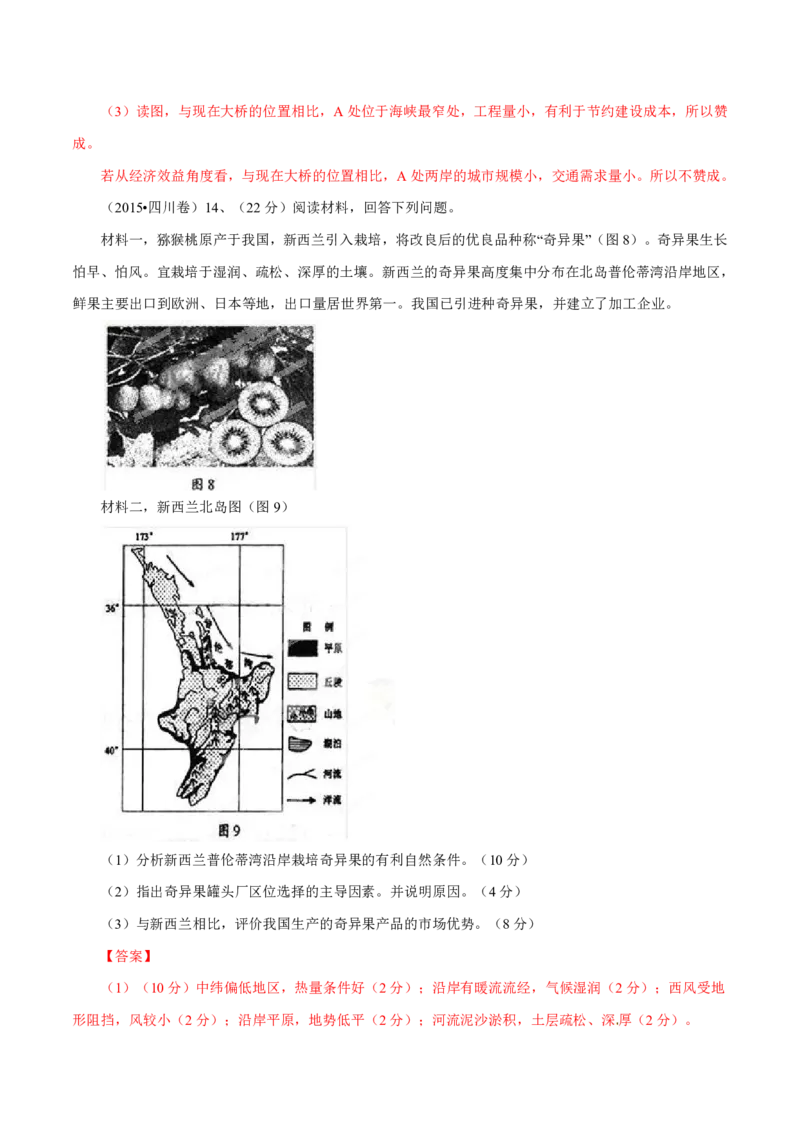 专题15世界地理解析版_9.2025地理总复习_2023年新高考复习资料_专项复习_十年高考真题地理分项解析_十年高考真题地理分项解析（第13-17专题）