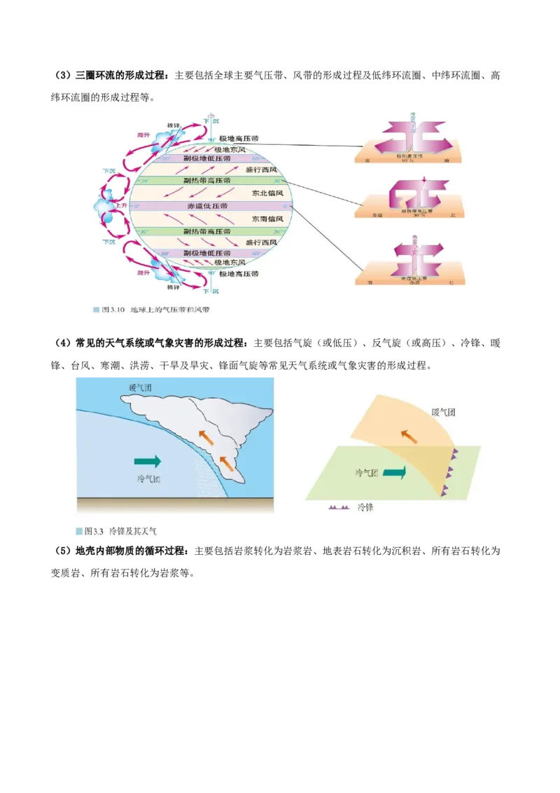 地理微考点：自然地理中对过程性案例的分析-备战2023年高考总复习地理微考点狙击与专项突破_9.2025地理总复习_2023年新高考复习资料_专项复习