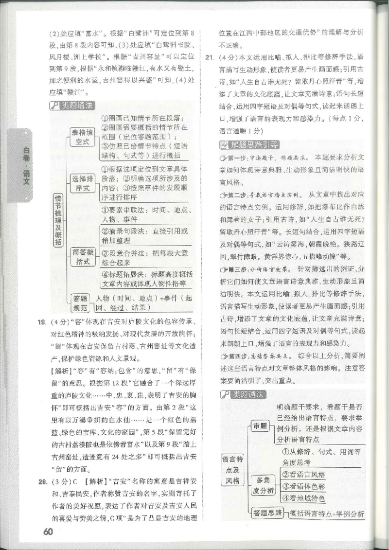 7科合订-答案详解详析_初中资料合集_2025《万唯中考&bull;黑白卷》多地方版（更30省）_2025《万唯中考&bull;黑白卷》7科全套（江西）_2025年万唯中考黑白卷化学江西地区