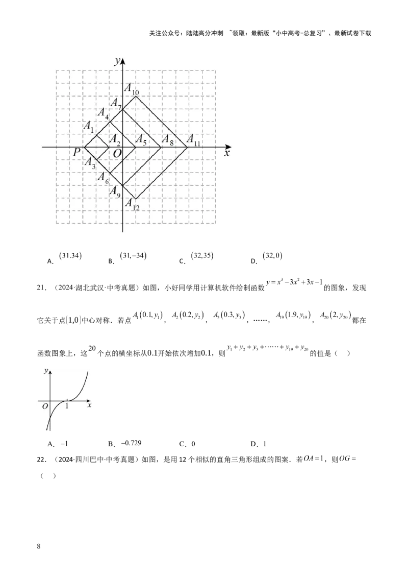 考前突破01规律探究（3大必考题型）60题（原卷版）_02中考总复习（2026版更新中）_02-数学-中考总复习_2025中考复习资料_2025年中考数学一轮知识梳理_考前突破01规律探究（3大必考题型）