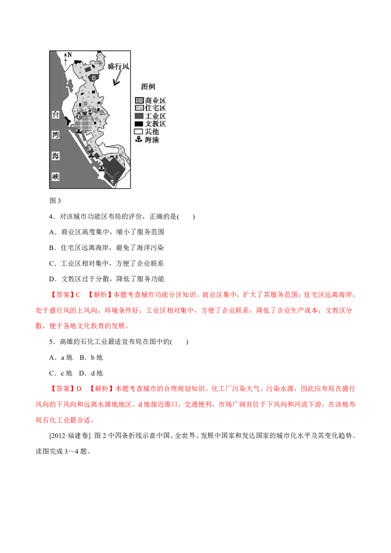 专题09城市（解析版）_9.2025地理总复习_2023年新高考复习资料_专项复习_十年高考真题地理分项解析_十年高考真题地理分项解析（第7-12专题）
