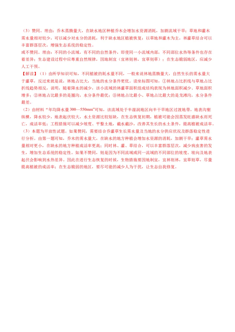 专题10地理综合题的有效策略（解析版）_9.2025地理总复习_2024年新高考资料_2.2024二轮复习_2024年高考地理二轮热点题型归纳与变式演练（新高考通用）