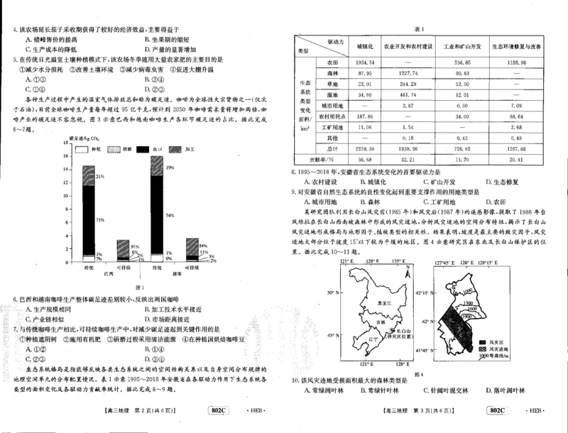 地理_9.2025地理总复习_地理高考模拟题_老高考_2023年_2023金太阳高三百万联考（802C）地理