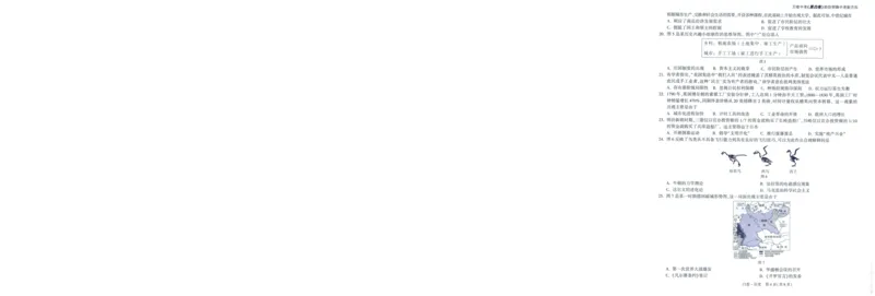 A42025版WW黑白卷历史白卷_初中资料合集_2025《万唯中考&bull;黑白卷》多地方版（更30省）_2025《万唯中考&bull;黑白卷》7科全套（福建）_2025版《WW中考黑白卷》（福建专版）(A4)