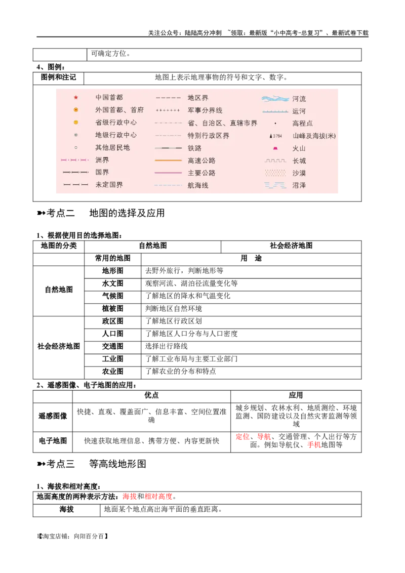 阶段背记01地球和地图（答案版）_02中考总复习（2026版更新中）_09-地理-中考总复习_2024年中考复习资料_一轮复习_❤2024年中考地理一轮复习讲练测（全国通用）_晨读晚默+填图_晨读晚默