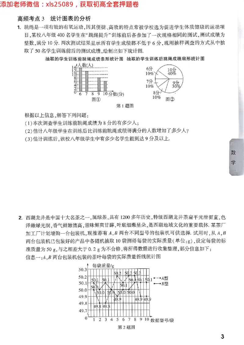 预定礼2025万唯数学科学中考预测题2025-5-151158273_初中资料合集_2025《万唯中考&bull;黑白卷》多地方版（更30省）_2025《万唯中考&bull;黑白卷》5科全套（浙江）