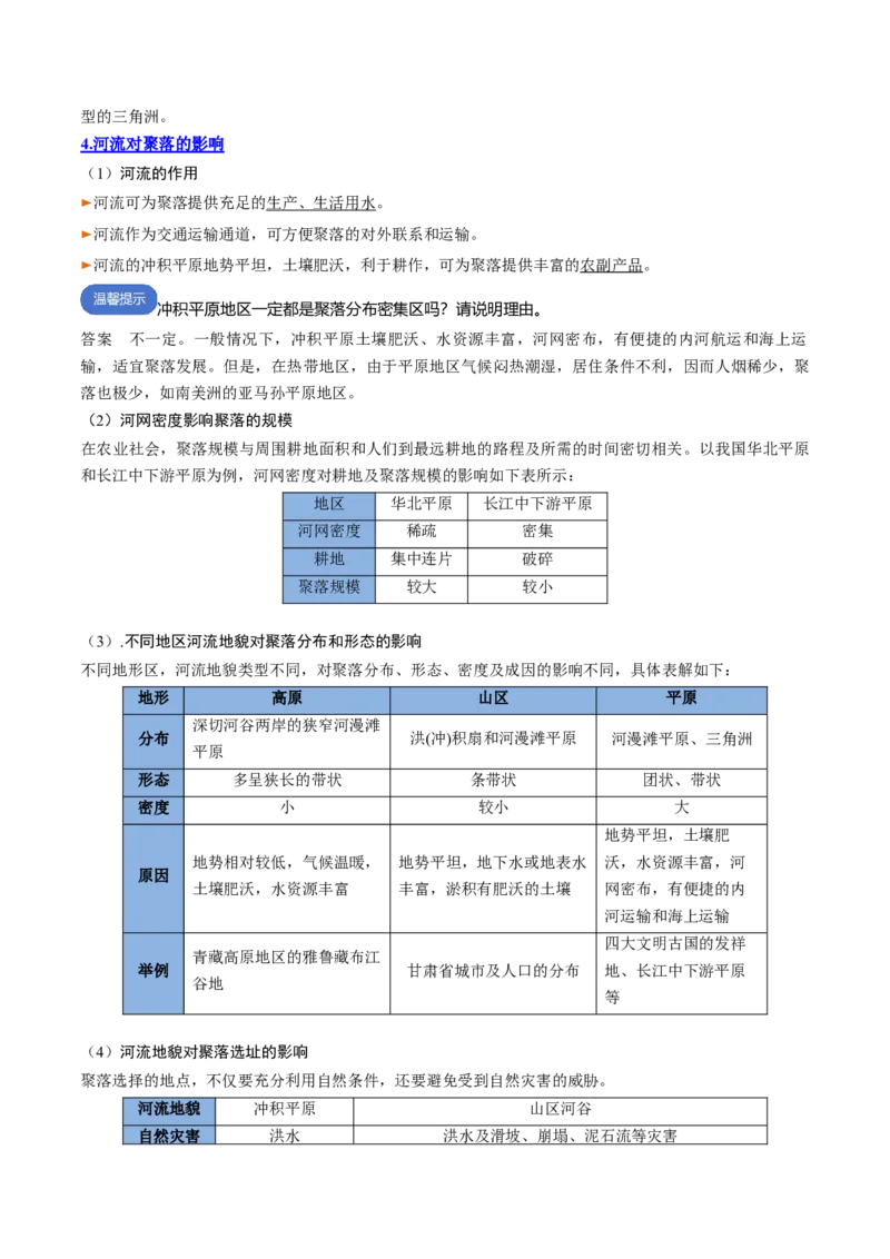 专题10外力作用与地表形态（思维导图+6大知识点+5个能力拓展）2025年高考地理一轮复习知识清单_9.2025地理总复习_2025年新高考资料_一轮复习_2025年高考地理一轮复习知识清单