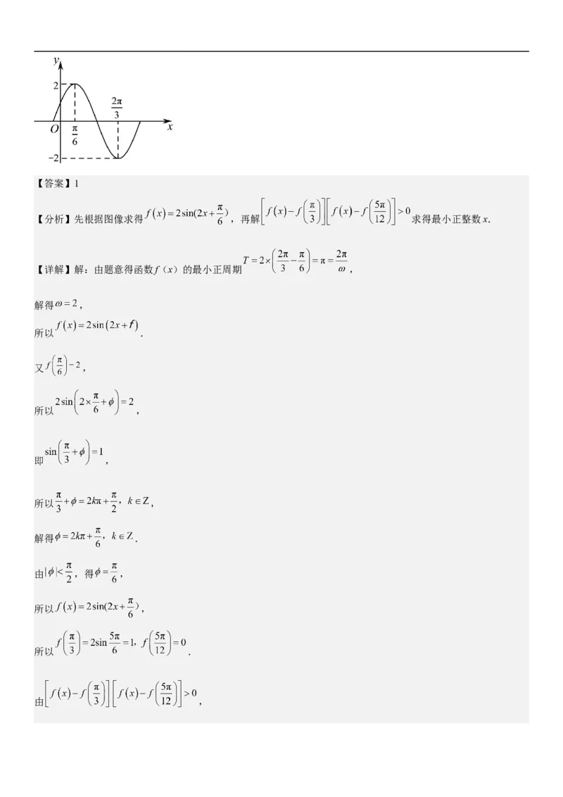 专题08三角函数图像与性质（解析版）_2.2025数学总复习_2023年新高考资料_二轮复习_考点2023年高考数学二轮复习讲义+训练（新高考专用）
