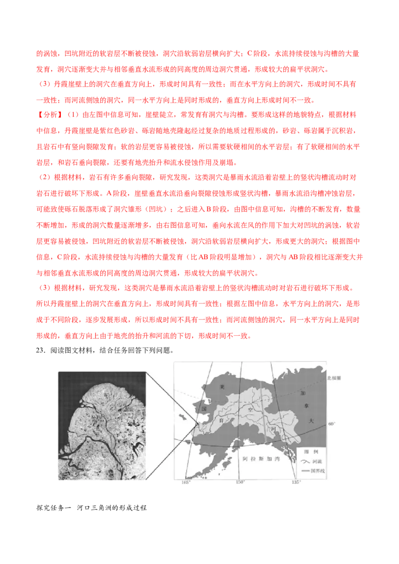 地理微考点：+陆地环境大纲知识点-备战2023年高考总复习地理微考点狙击与专项突破_9.2025地理总复习_2023年新高考复习资料_专项复习_备战2023年高考地理总复习微考点狙击与专项测练