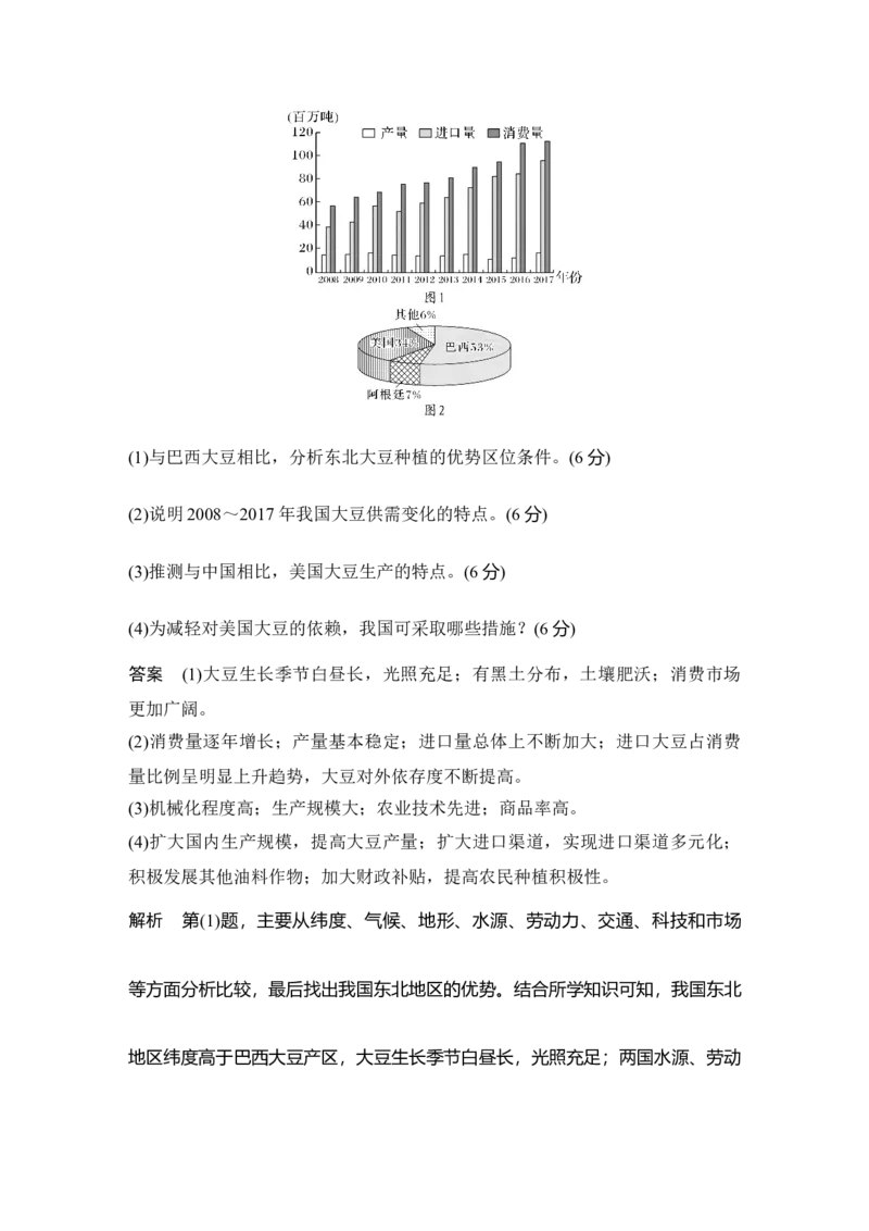 2025年高考地理考前识图技能专项训练技法7　统计图判读_9.2025地理总复习_2025年新高考资料_二轮复习_2025年高考地理考前增分特训