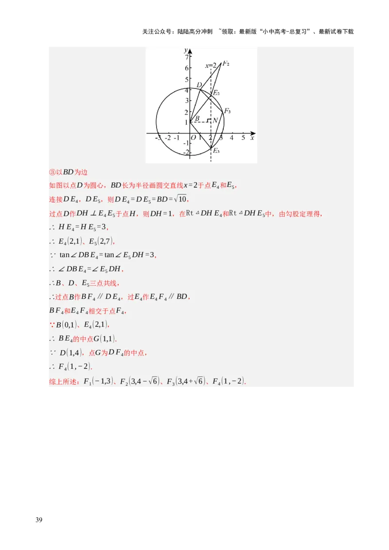 重难点01二次函数模型及其综合题综合训练（9大题型+高分技法+限时提升练）（解析版）_02中考总复习（2026版更新中）_02-数学-中考总复习_2025中考复习资料_重难点专练