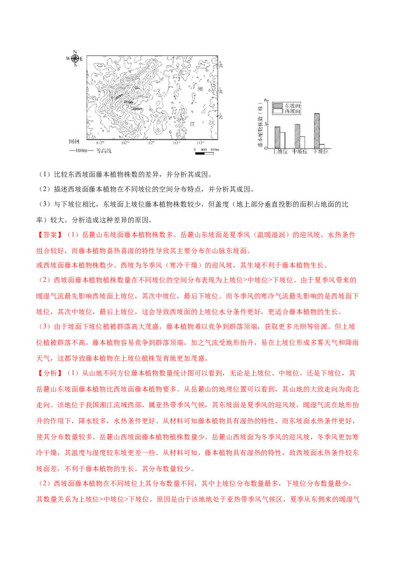地理微考点：自然地理环境的差异性-备战2023年高考总复习地理微考点狙击与专项突破_9.2025地理总复习_2023年新高考复习资料_专项复习_备战2023年高考地理总复习微考点狙击与专项测练