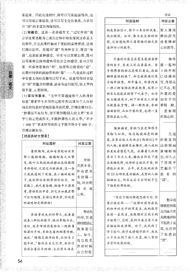 中考黑白卷-答案解析-合订_初中资料合集_2025《万唯中考&bull;黑白卷》多地方版（更30省）_2025《万唯中考&bull;黑白卷》7科全套（安徽）_新考点（题+答案）