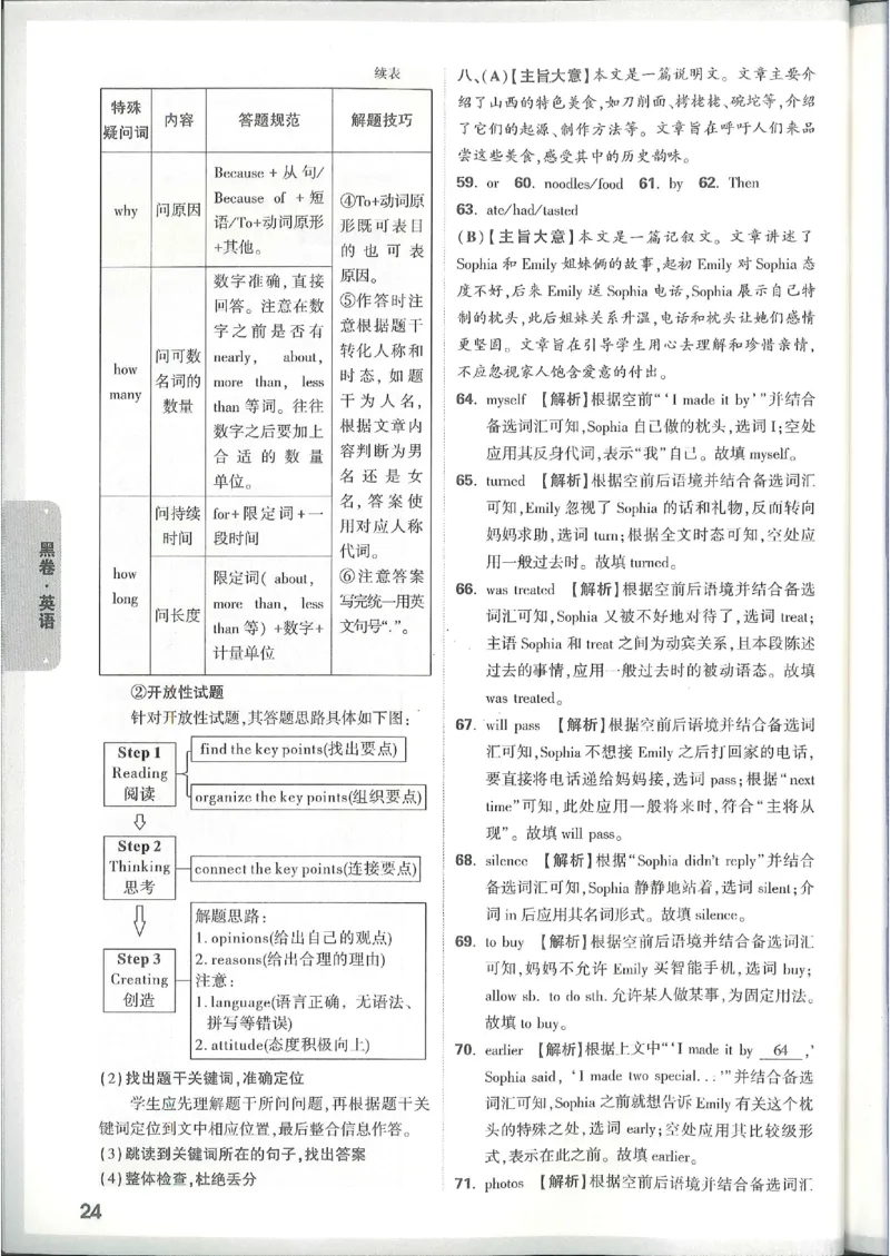 2025《万唯中考&bull;山西黑白卷》英语黑卷答案_初中资料合集_2025《万唯中考&bull;黑白卷》多地方版（更30省）_2025《万唯中考&bull;山西黑白卷》7科
