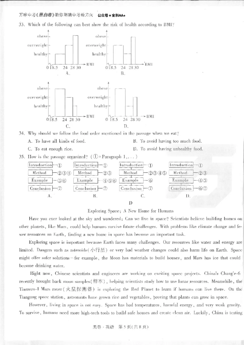 2025《万唯中考&bull;徐州黑白卷》英语黑卷_初中资料合集_2025《万唯中考&bull;黑白卷》多地方版（更30省）_2025《万唯中考&bull;黑白卷》7科全套（徐州）