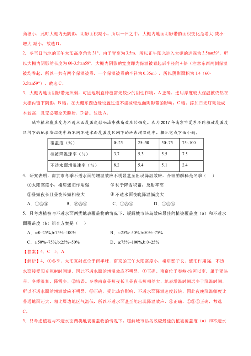 地理微考点&mdash;易错点6：正午太阳高度知识不清-备战2023年高考总复习地理微考点狙击与专项突破_9.2025地理总复习_2023年新高考复习资料_专项复习_第十四辑（高中自然地理易错点分析）