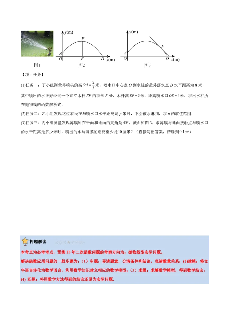 2025《中考数学&bull;终极押题猜想》山东(原卷版)_初中资料合集_2025中考数学《终极押题猜想》全国13地方版_2025《中考数学&bull;终极押题猜想》山东