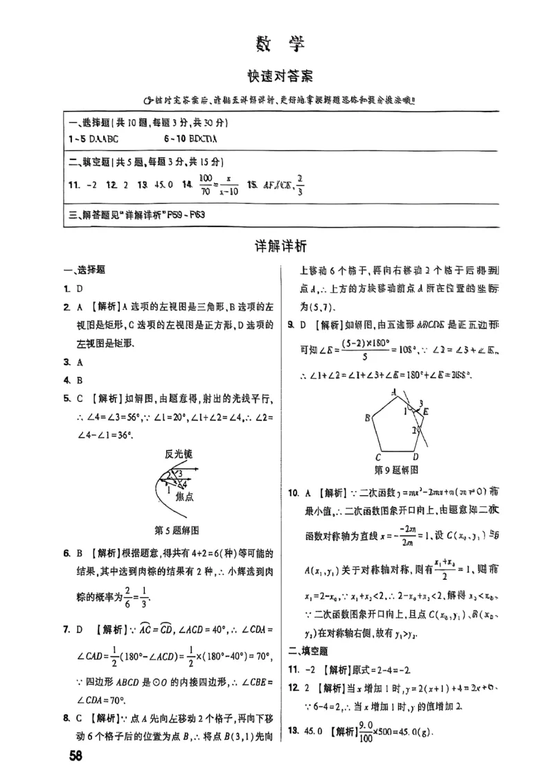 万唯黑白卷答案详解详析_初中资料合集_2025《万唯中考&bull;黑白卷》多地方版（更30省）_2025《万唯中考&bull;黑白卷》7科全套（湖北）_历史道法_新考法及答案