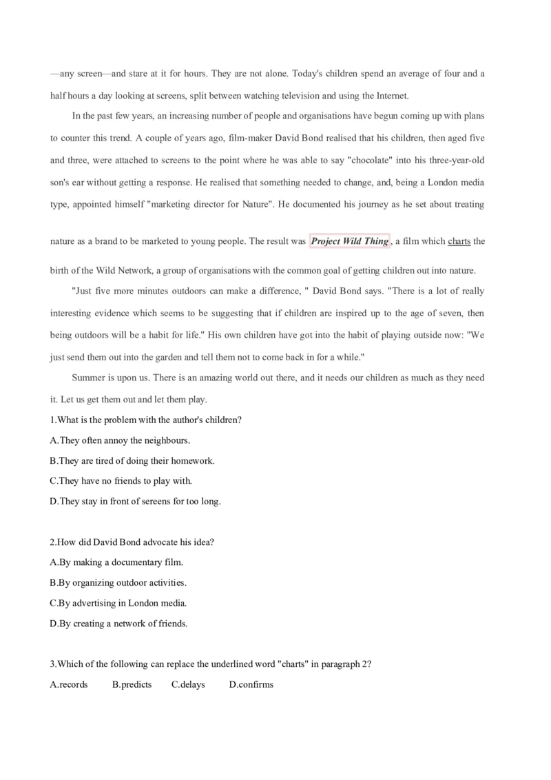 专题13议论文体类阅读理解（解析版）_3.2025英语总复习_2023年新高考资料_二轮复习_2023年高考英语毕业班二轮热点题型归纳与变式演练（新高考专用）288150943