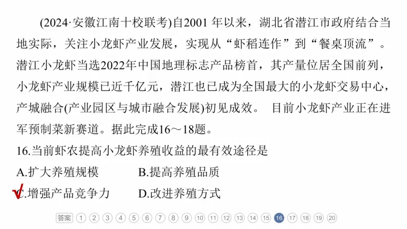 2025年高考地理二轮复习课件通用版专题5　主题10　产业发展_9.2025地理总复习_2025年新高考资料_二轮复习_2025年高考地理二轮复习课件全国通用（ppt+pdf资源）