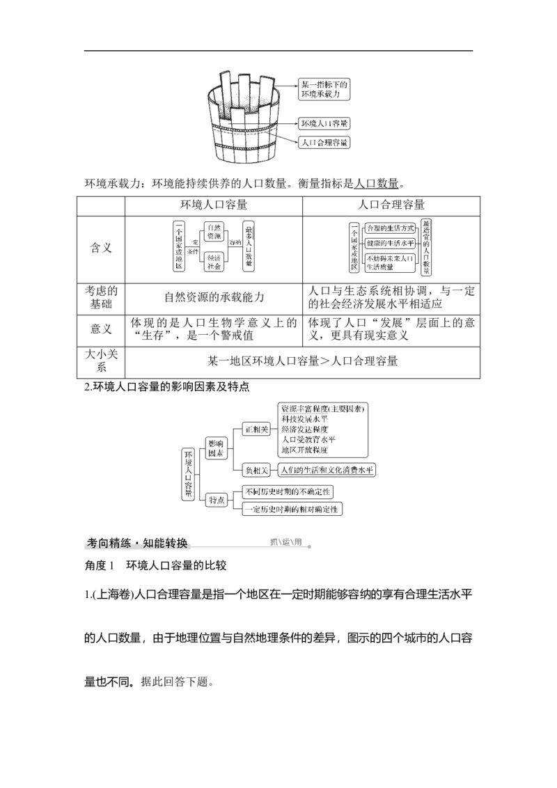 第17讲人口的数量变化和人口合理容量_9.2025地理总复习_赠品通用版（老高考）复习资料_一轮复习_2023年高考地理一轮复习讲义+课件（全国版）_2023年高考地理一轮复习讲义（全国版）