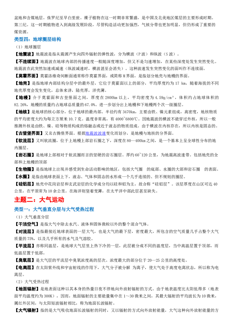 秘籍10+高考重要地理名词、新名词汇编-备战2024年高考地理抢分秘籍（新高考专用）_9.2025地理总复习_2024年新高考资料_5.2024三轮冲刺