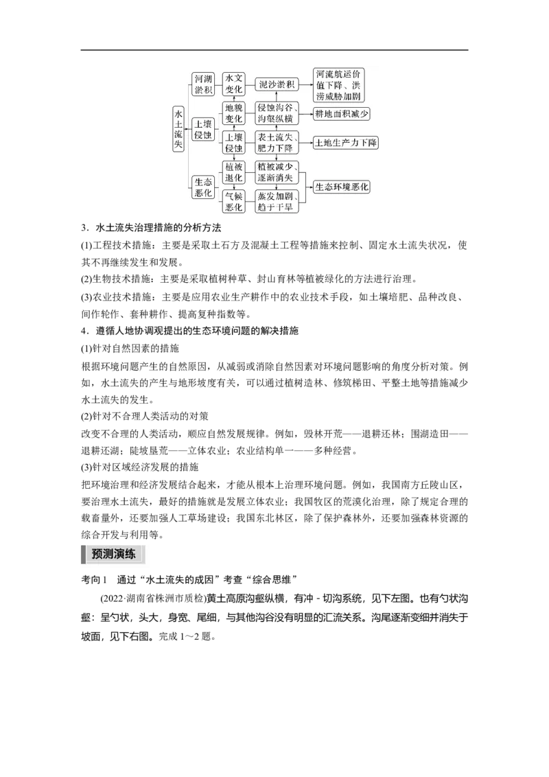 第1部分专题11考点2　水土流失_9.2025地理总复习_赠品通用版（老高考）复习资料_二轮复习_2023年高考地理二轮复习讲义+课件（全国版）_2023年高考地理二轮复习讲义（全国版）