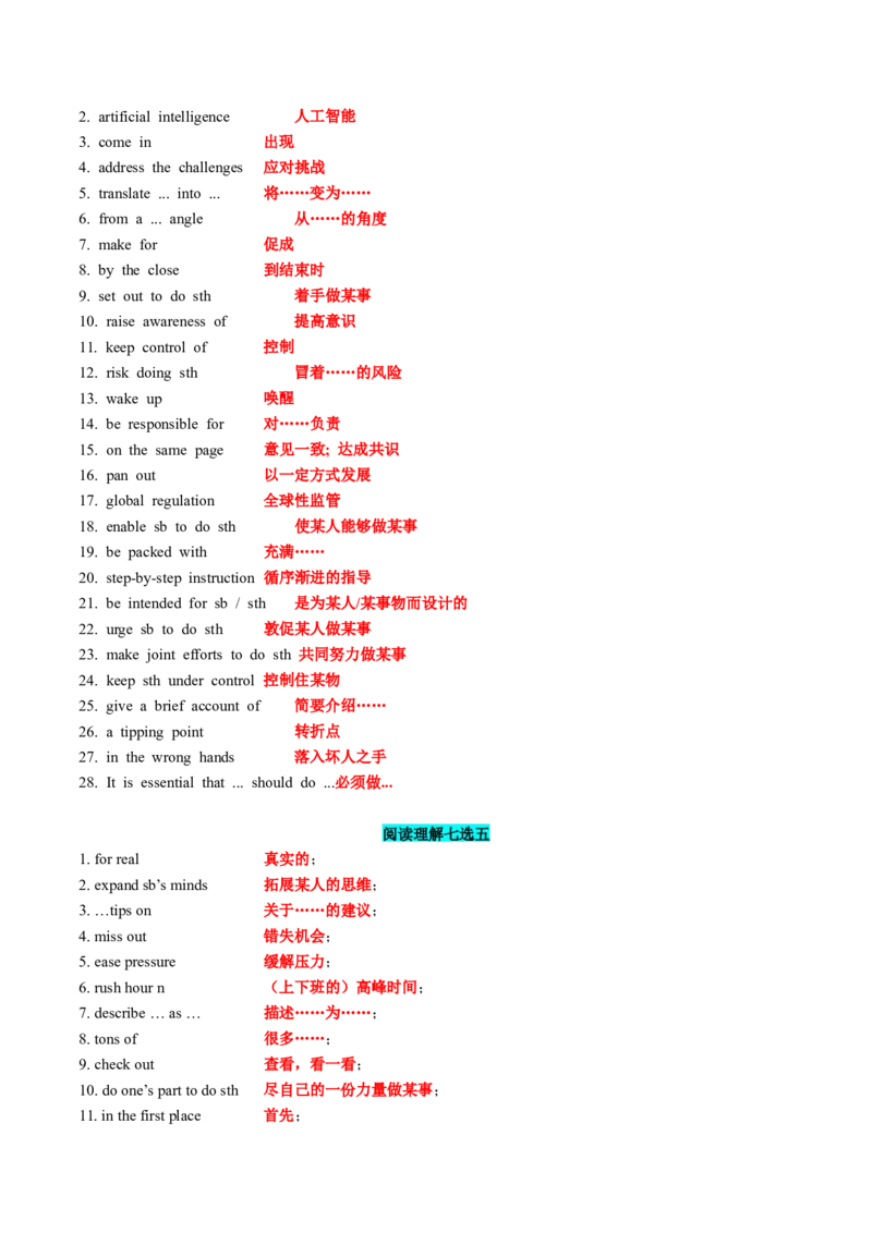 专题272024新课标II卷词汇二次开发+真题语料单句填空100例解析版_3.2025英语总复习_2025年新高考资料_一轮复习_2025年高考英语一轮复习知识清单