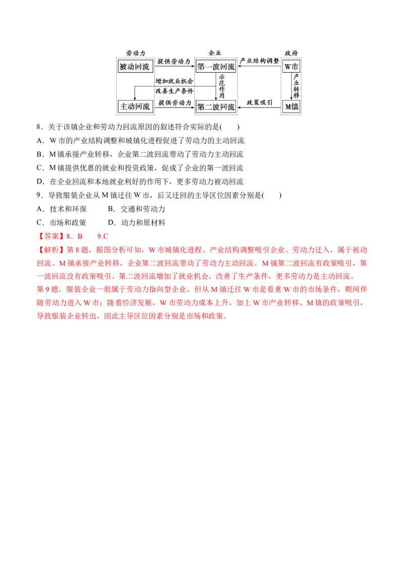 第36讲产业转移与国际合作（解析版）_9.2025地理总复习_2024年新高考资料_1.2024一轮复习_2024年高考地理一轮复习讲练测（新教材新高考）