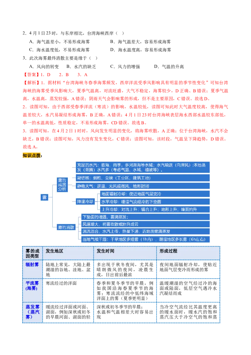 第11讲海水性质和海水运动（讲义）（解析版）_9.2025地理总复习_2025年新高考资料_一轮复习_2025年高考地理一轮复习讲练测（新教材新高考）